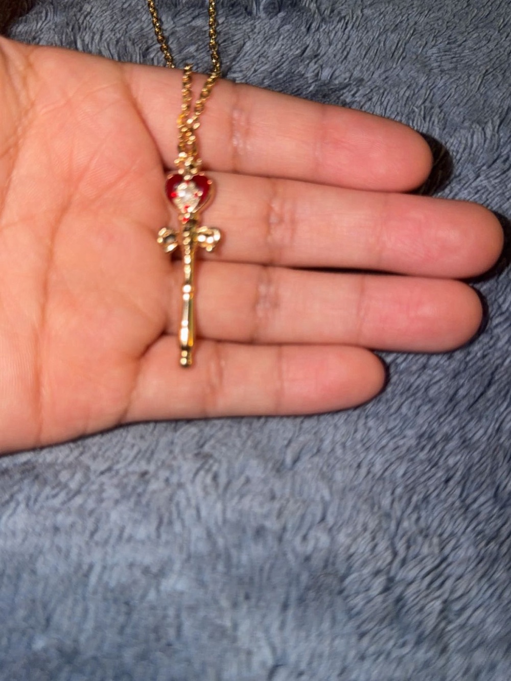 Cross & Heart Necklace | Elegant